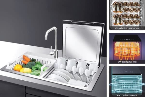 Máy rửa chén Texgio TGUS06HA