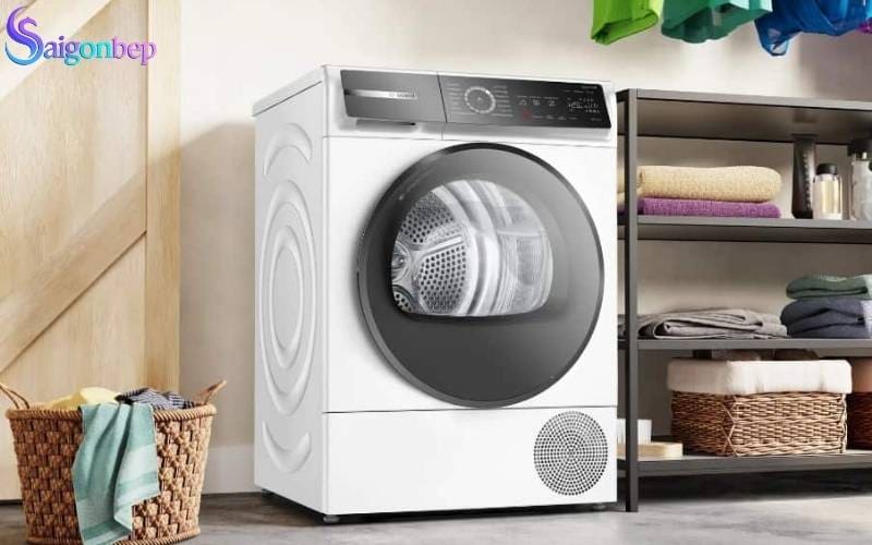 Máy sấy bơm nhiệt Bosch 9kg WQB245B40 Serie 8