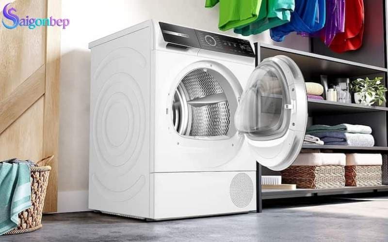 Máy sấy bơm nhiệt Bosch 9kg WQB245B40 Serie 8