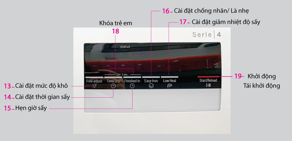 Máy sấy quần áo Bosch WTB86201SG