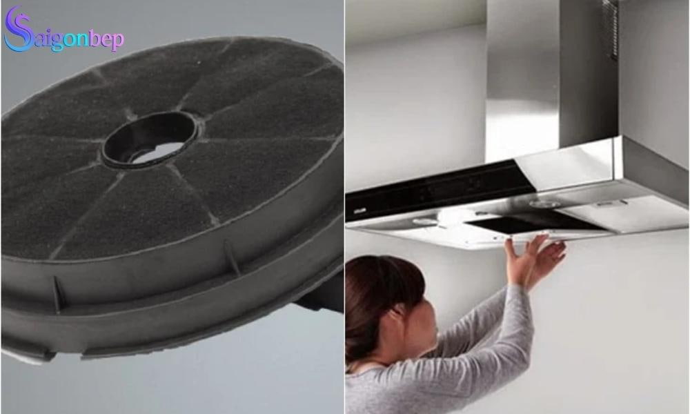 Nên dùng máy hút mùi than hoạt tính hay có ống thoát khí