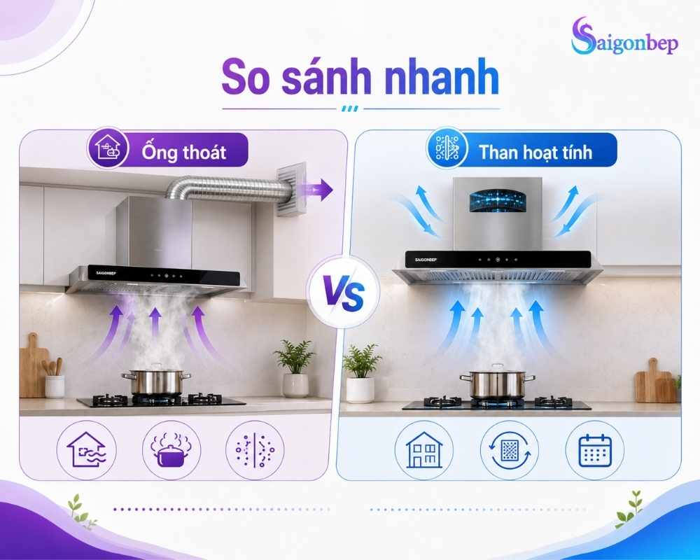 Phương án nào sẽ là tối ưu cho căn bếp nhà bạn