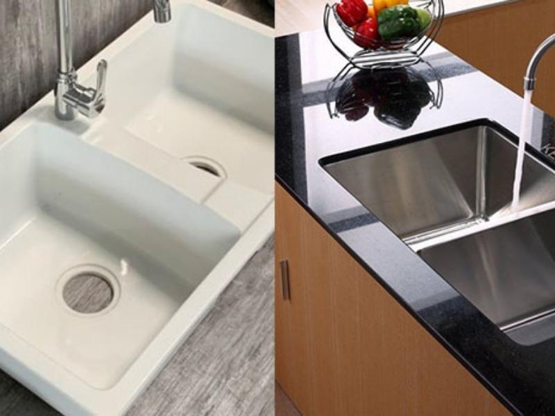 Nên mua chậu rửa chén bằng đá hay inox? Lựa chọn nào là tốt?