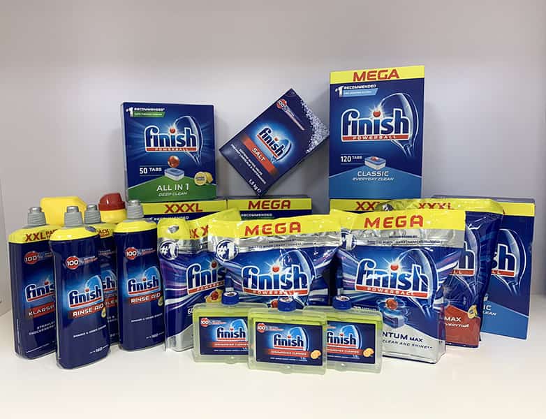 Nhận biết viên rửa chén bát Finish giả