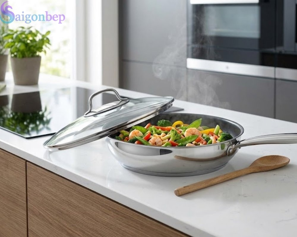 Nồi chảo từ thiết kế hiện đại chắc chắn