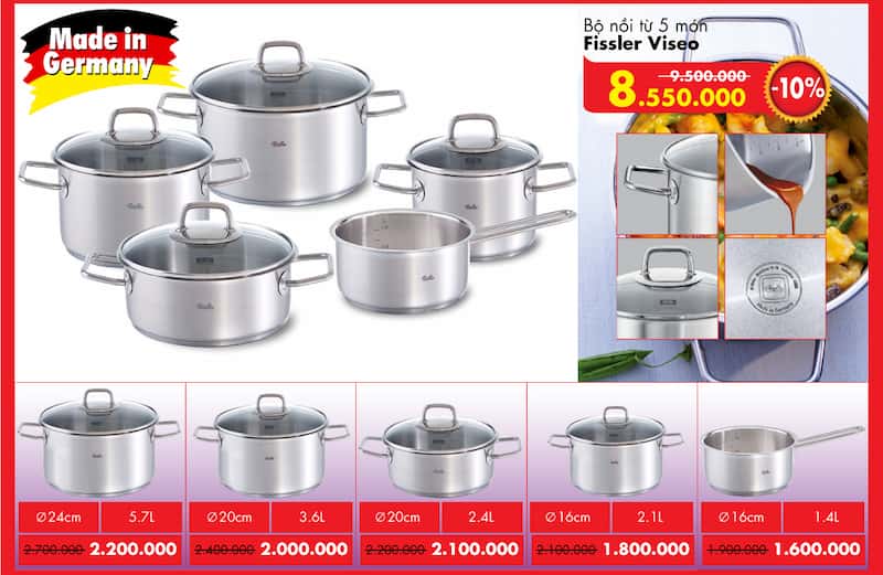 Nồi chảo từ Fissler