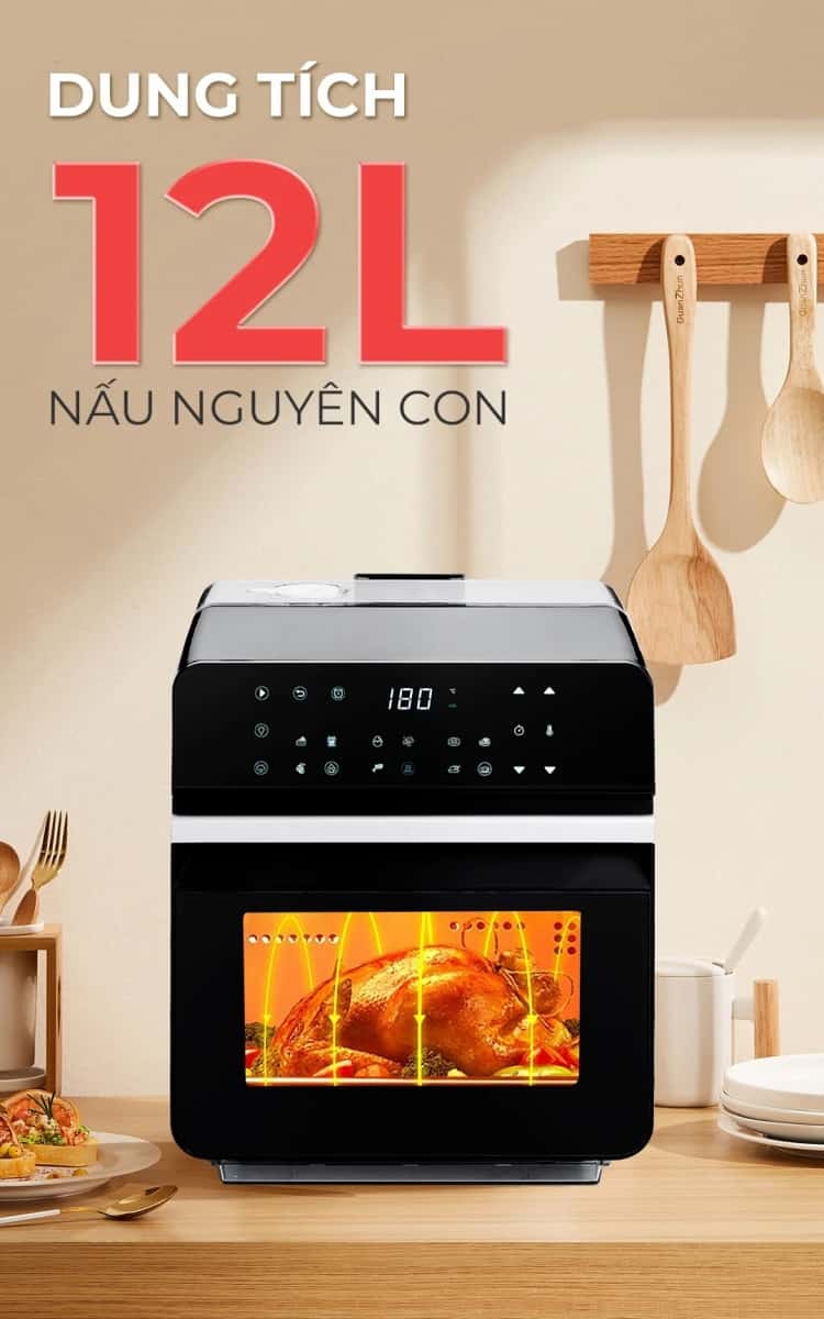 Nồi chiên nướng không dầu kết hợp nướng Magic Eco S12