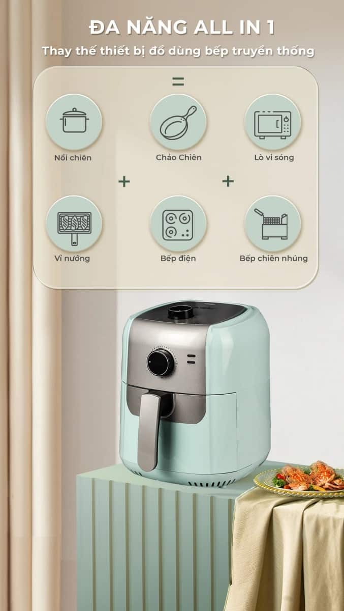 Nồi chiên nướng không dầu Magic Eco AC-101