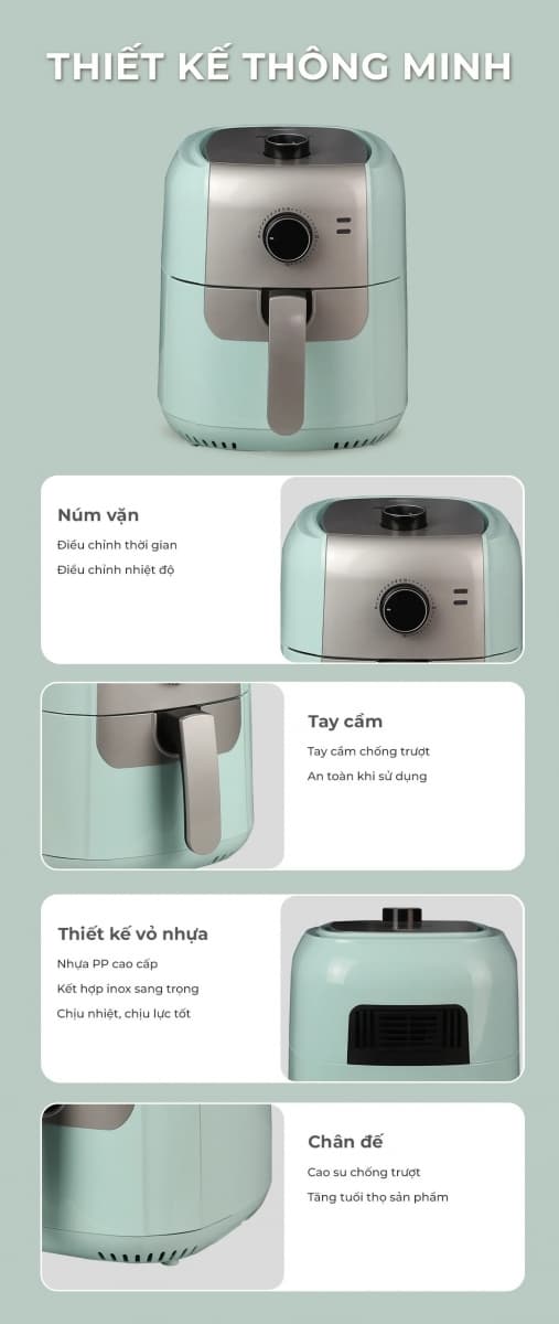 Nồi chiên nướng không dầu Magic Eco AC-101