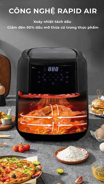 Nồi chiên nướng không dầu Magic Eco AC-102