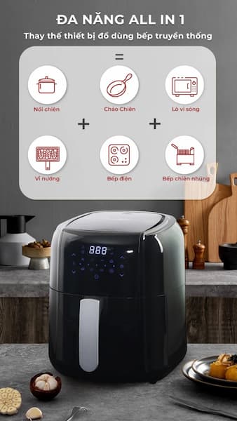 Nồi chiên nướng không dầu Magic Eco AC-102