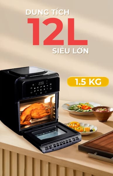 Nồi chiên nướng không dầu Magic Eco M12