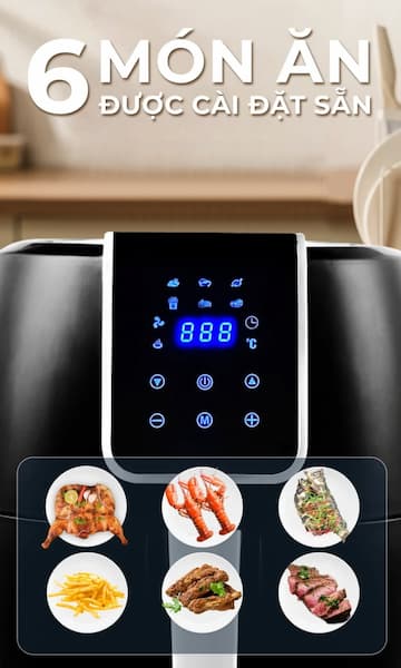 Nồi chiên nướng không dầu Magic Korea A-805