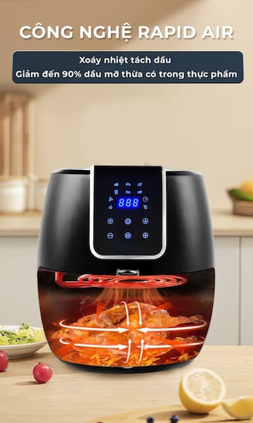 Nồi chiên nướng không dầu Magic Korea A-805