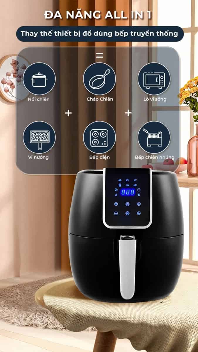 Nồi chiên nướng không dầu Magic Korea A-805