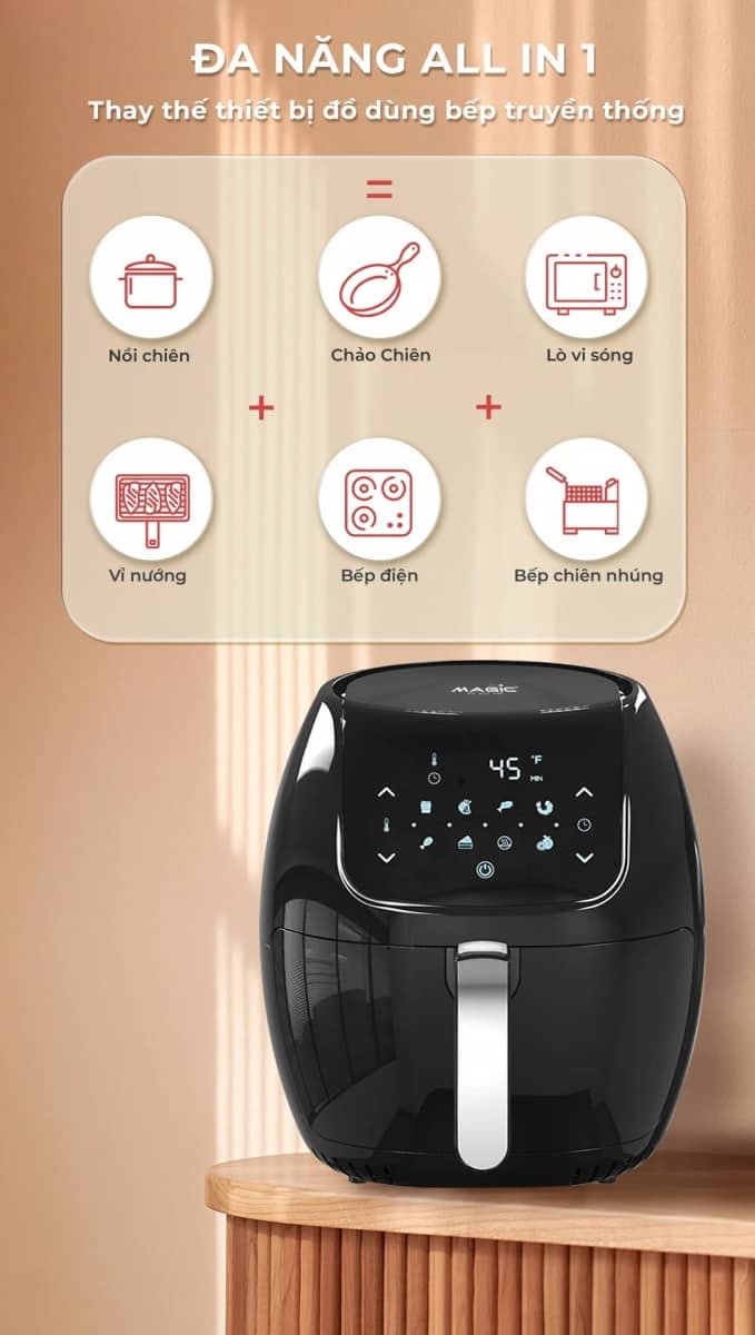 Nồi chiên nướng không dầu Magic Korea Eco AC-110