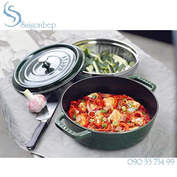 nồi gang đúc tráng men Staub