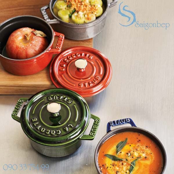nồi gang đúc tráng men Staub