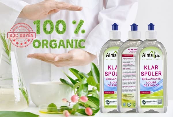 Nước làm bóng Almawin hữu cơ 500ml