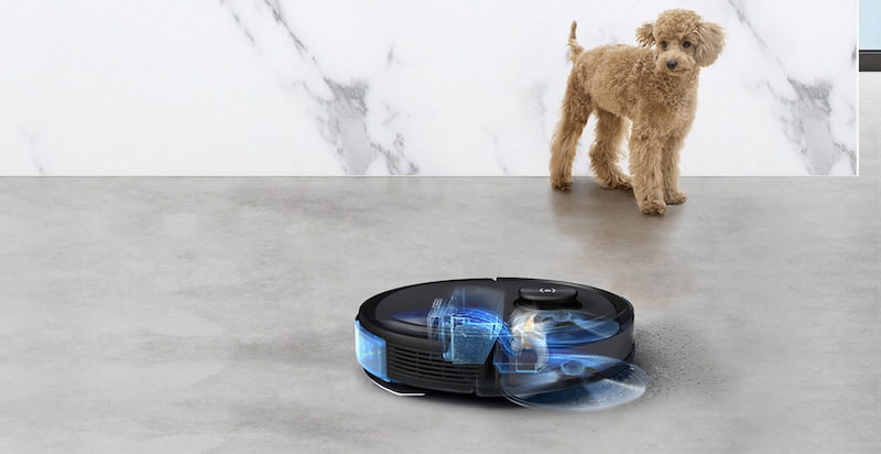 Robot hút bụi lau nhà Ecovacs Deebot Ozmo T8 Aivi