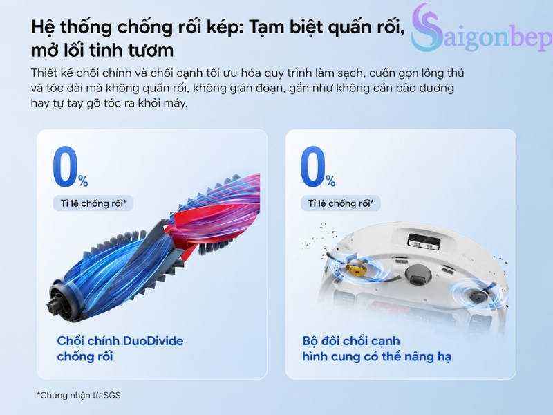 Hệ thống chống rối kể cả nhà có thú cưng