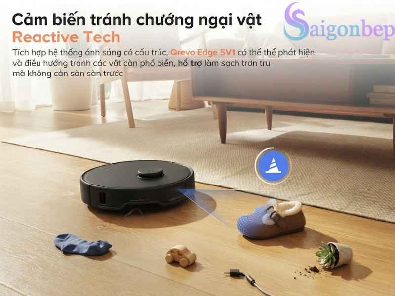 Tránh vật cản thông minh, hạn chế va chạm.
