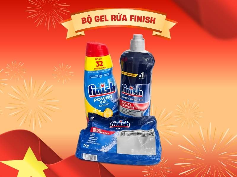 Bộ gel rửa Finish