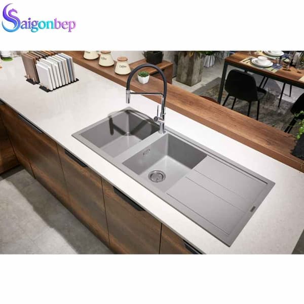 So sánh các loại chậu bồn rửa chén bát đá phổ biến: Nên mua loại nào?
