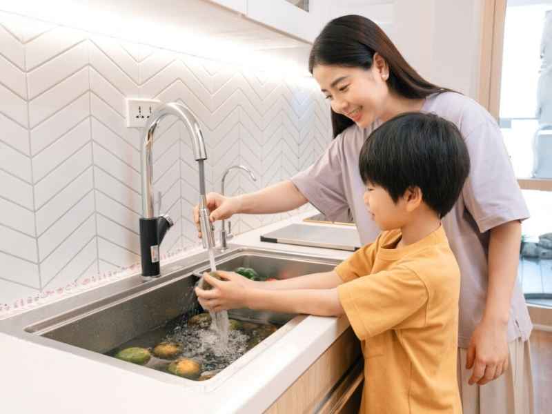 So sánh chậu rửa bát 1 hố và 2 hố