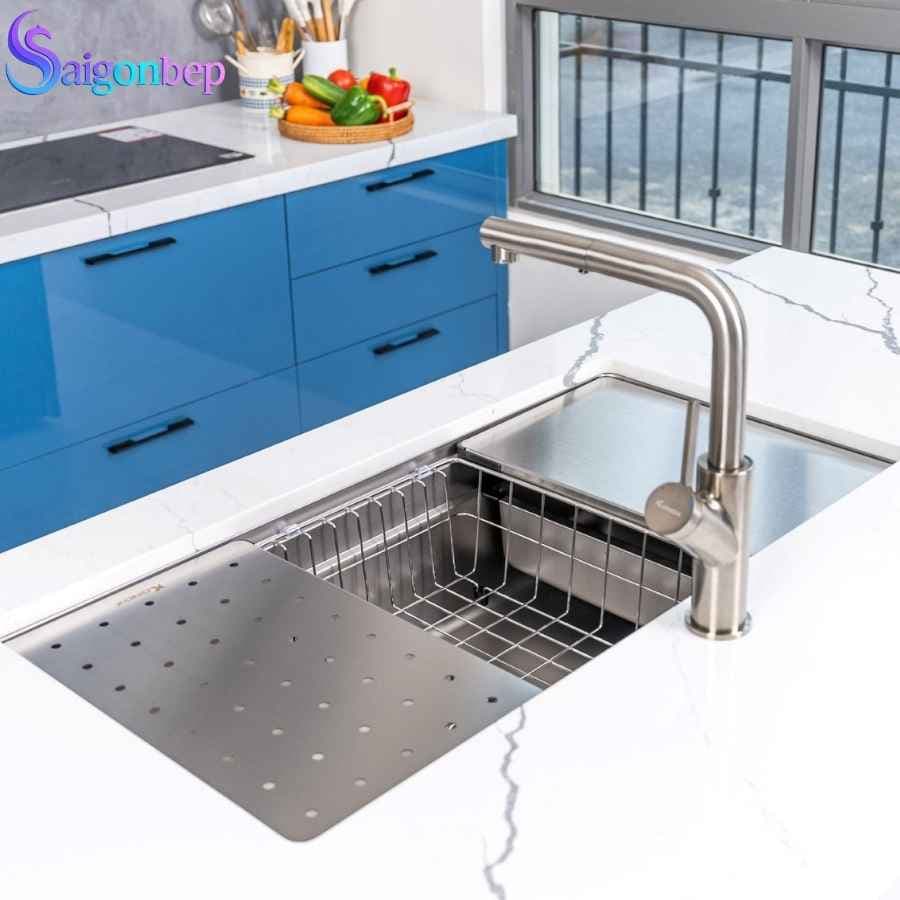 So sánh nhanh chậu rửa bát Kluger và chậu rửa bát Konox