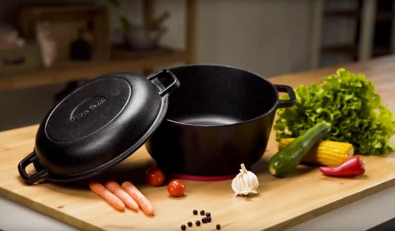 Nồi được chế tạo hoàn toàn bằng gang đúc
