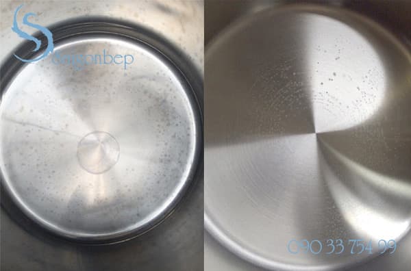 Tại sao nồi inox bị ố, bị đốm loang lổ