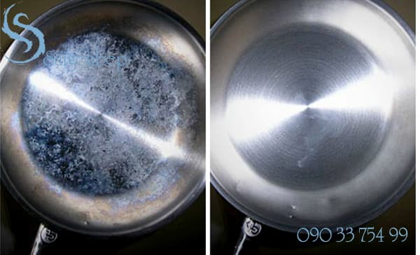 Tại sao nồi inox bị ố, bị đốm loang lổ
