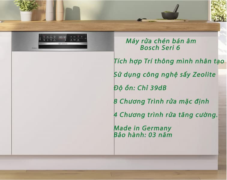 Review TOP 5 máy rửa bát bosch serie 6 tốt nhất 2025