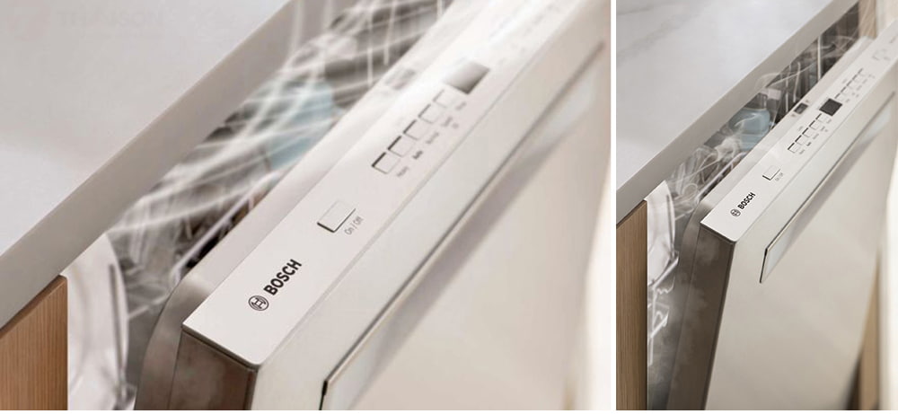 Tính năng tự hé cửa của máy rửa chén Bosch