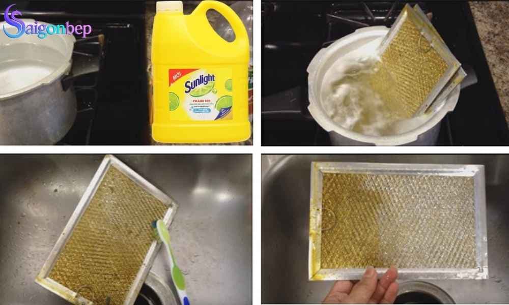 vệ sinh máy hút mùi