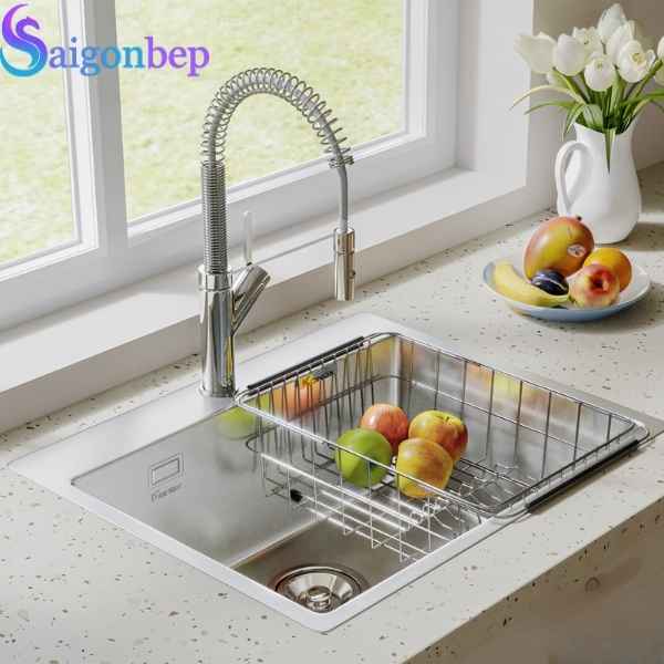 Vòi rửa bát dây rút Gusta