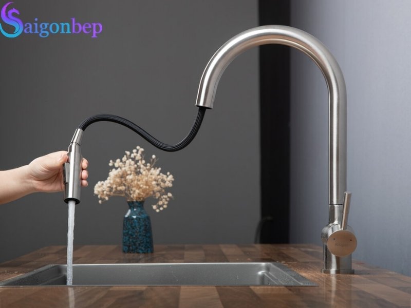 Vòi rửa bát Kluger KLF0008SS