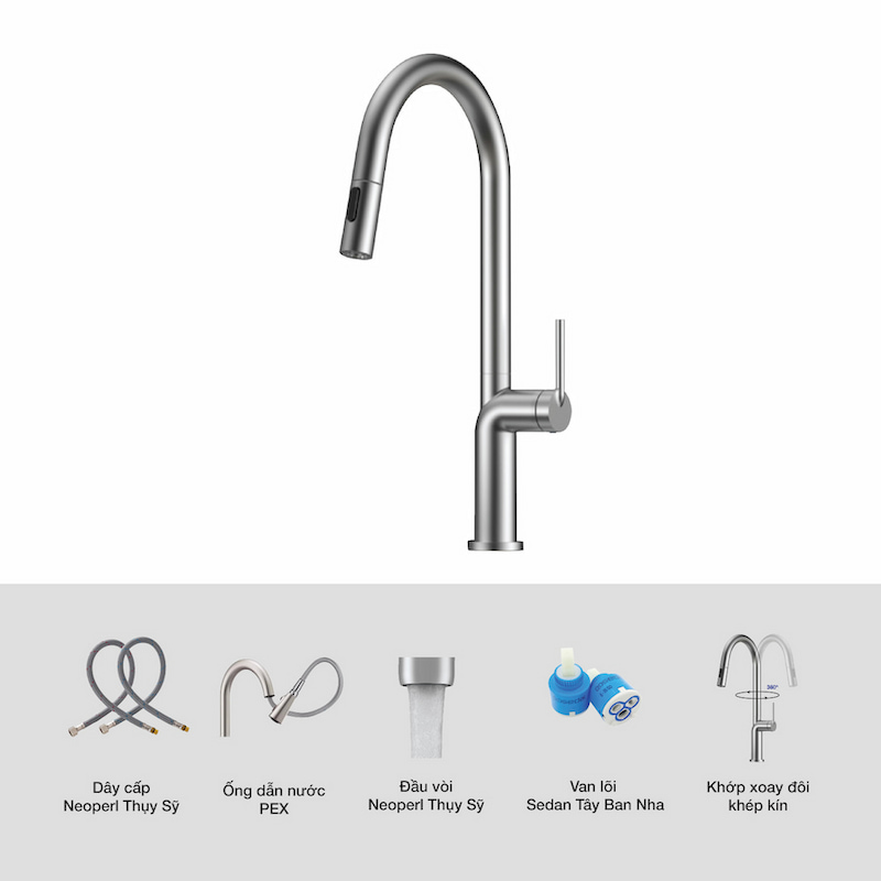 Vòi rửa bát Kluger KLF0020S