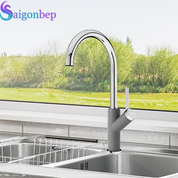 Vòi rửa bát Konox Modo Grey