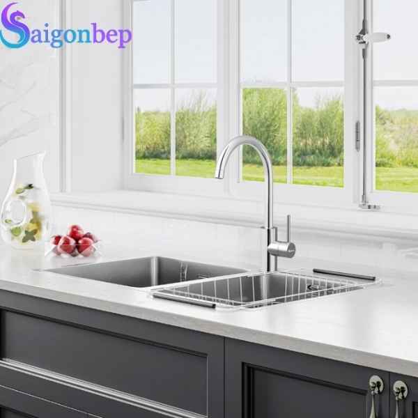 Vòi rửa bát Konox nóng lạnh Rio