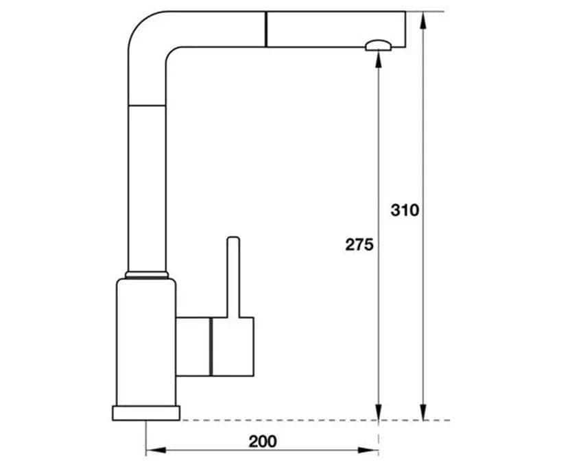 Vòi rửa chén Hafele TITUS HT-C275 569.15.201
