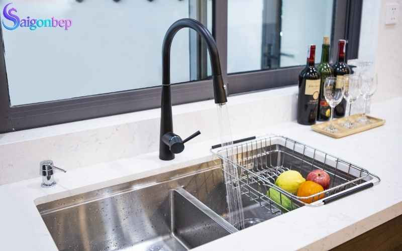 Vòi rửa chén rút dây Konox KN1901B
