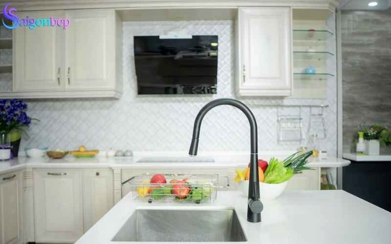 Vòi rửa chén rút dây Konox KN1901B
