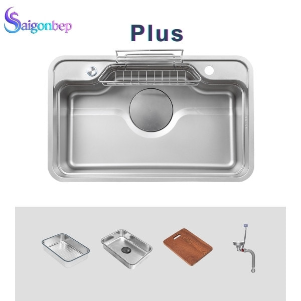 Chậu rửa bát 1 hố Kluger KF7848FS–S78