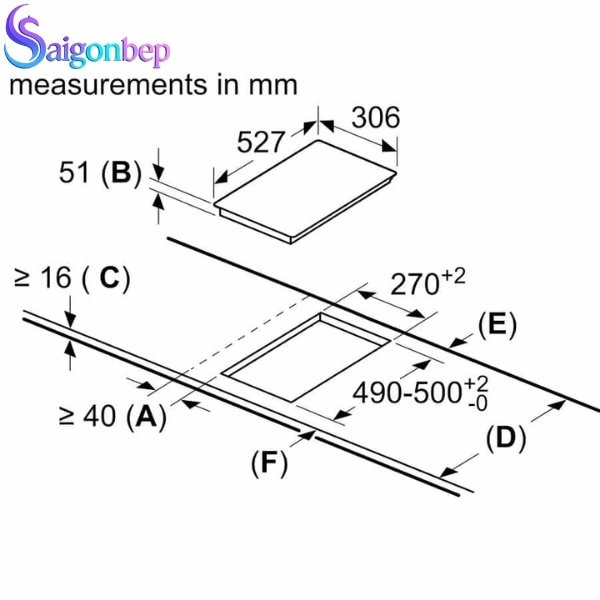 Bếp Domino từ Bosch Serie 6 PIB375FB1E