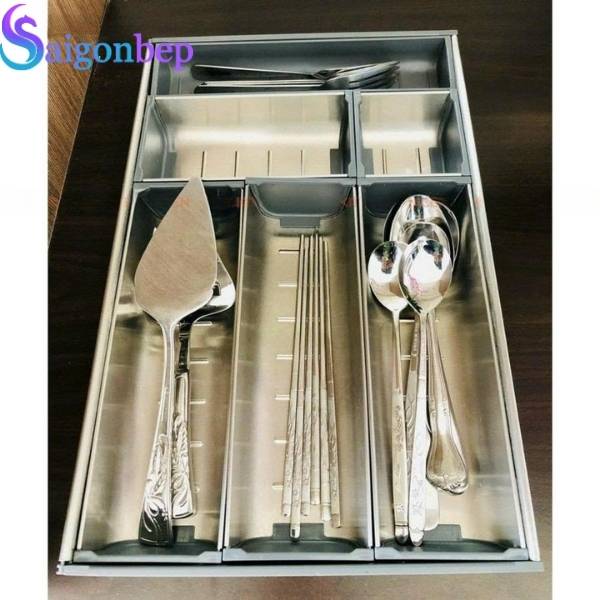 Khay thìa nĩa inox 304 Eurogold E0650A