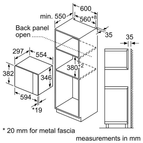 Lò vi sóng âm tủ Bosch BFL523MS0B