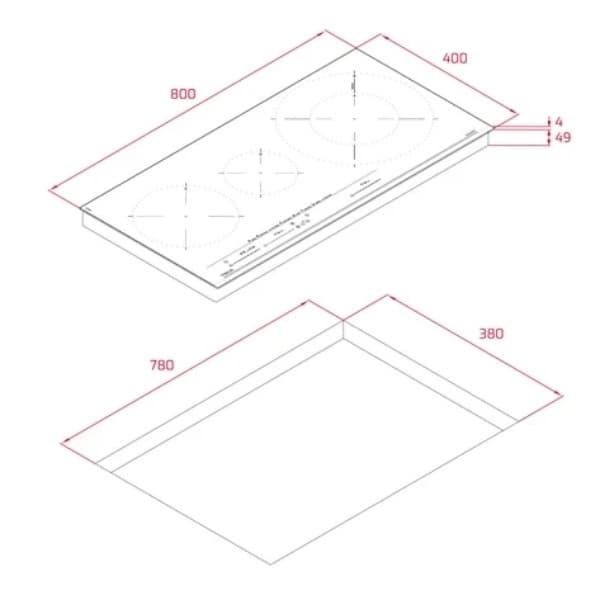 Bếp từ TEKA IZC 83620 MST BK