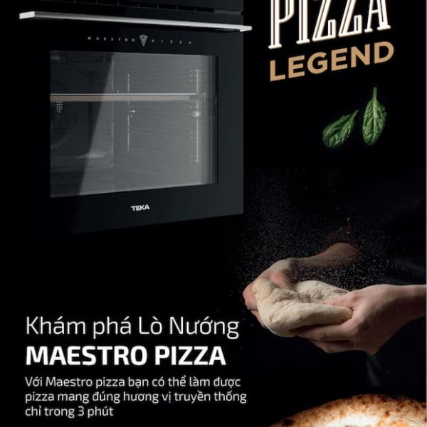 Lò nướng TEKA Maestro Pizza HLB 8510 P BK